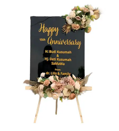 Papan Bunga Akrilik Mewek