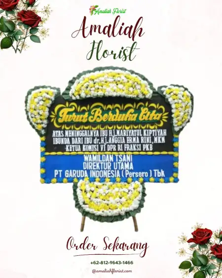 Papan Bunga Duka Mewek